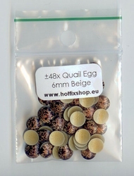Quail Purple Multi-colour nailhead 6mm