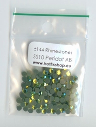 Peridot AB Rhinestones SS10 (2.7 - 2.9mm)