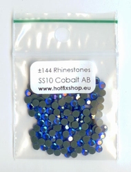 Cobalt AB Rhinestones SS10 (2.7 - 2.9mm)