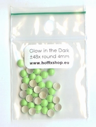 Round Glow in the Dark Nailhead 4mm