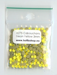 Neon Yellow Cabachon 3mm