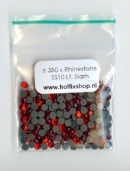 Light Siam Rhinestones SS10 (2.7 - 2.9mm)