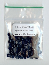 Rhinestuds Special Zwart - 16 facetten