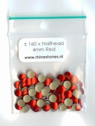 Red Nailheads 4mm