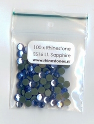 Light Sapphire Rhinestones SS16 (3.8 - 4.0mm)
