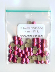 Pink Nailheads 4mm