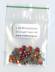 Light Siam AB Rhinestones SS16 (3.8 - 4.0mm)