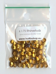 Rhinestuds Special Gold Matte - 16 facetten