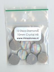 Disco Diamonds Crystal AB - 10mm Round