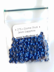 Dome Stud Hotfix Metal - Sapphire Blue SS16 (3.8 - 4.0mm)