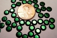 Green Rhinestuds 3mm - 8 facetten