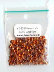 Orange rhinestuds 3mm - 8 facetten