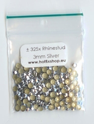 Silver Rhinestuds 3mm - 8 facetten