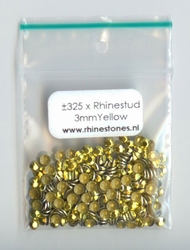 Yellow Rhinestudss 3mm - 8 facetten