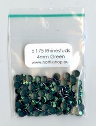 (Dark) Green Rhinestuds 4mm - 8 facetten