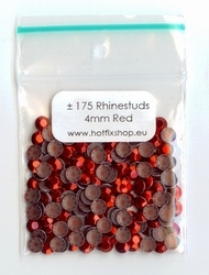 Red Rhinestuds 4mm - 8 facetten