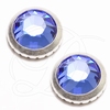 Silver-Rimmed Sapphire Swarovski® SS16 (3.8 - 4.0mm)