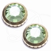 Silver-Rimmed Peridot Swarovski® SS16 (3.8 - 4.0mm)