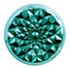 Flower Power Aquamarine 6mm