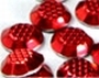 Red Rhinestuds Lasercut / Check 4mm - 8 facetten