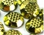 Peridot Rhinestuds Lasercut / Check 4mm - 8 facetten