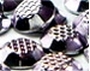 Pale Purple / Lila Rhinestuds Lasercut / Check 4mm - 8 face