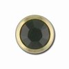 Gold-Rimmed Jet Swarovski® SS34 - (7.1 to 7.3mm)