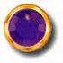 Gold-Rimmed Amethyst Rhinestones SS16 (3.8 - 4.0mm)