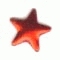 Nailhead Star - Red - 5mm