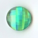 Disco Diamonds Peridot AB - 10mm Round