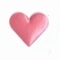 Pearl Pink nailhead heart 10mm