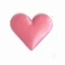 Pearl Pink nailhead heart 10mm