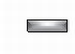 Silver rechthoek 3x10 mm
