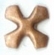 Cross bronze - 10mm