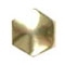 Matte Gold Hexagon 4mm