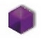 Purple Hexagon 4mm