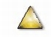 Gold nailhead triangle big