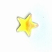 Cabouchon Star 6mm - Neon Yellow